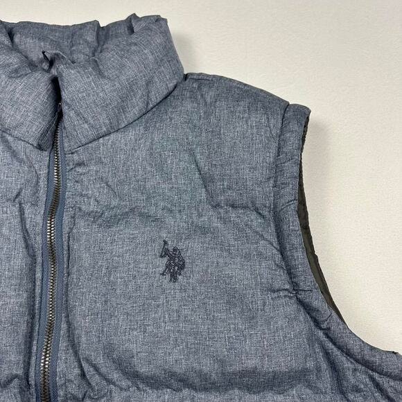 Polo Grey Puffer Vest - Picture 2 of 6